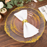  Transparent Blush Disposable Tableware